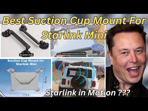 Suction Cup Mount for Starlink Mini (one time charge, add on rental)